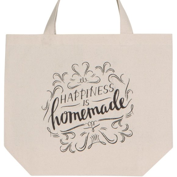 Now Designs Homemade Happiness Market Tote Bag NWT - Picture 2 of 2